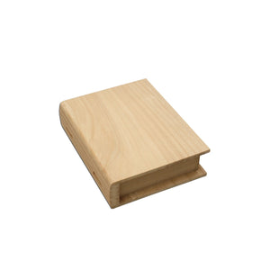 Houten boek - middel