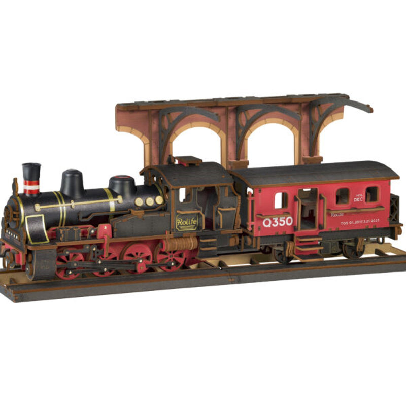 Robotime houten 3D puzzel - Steam Journey