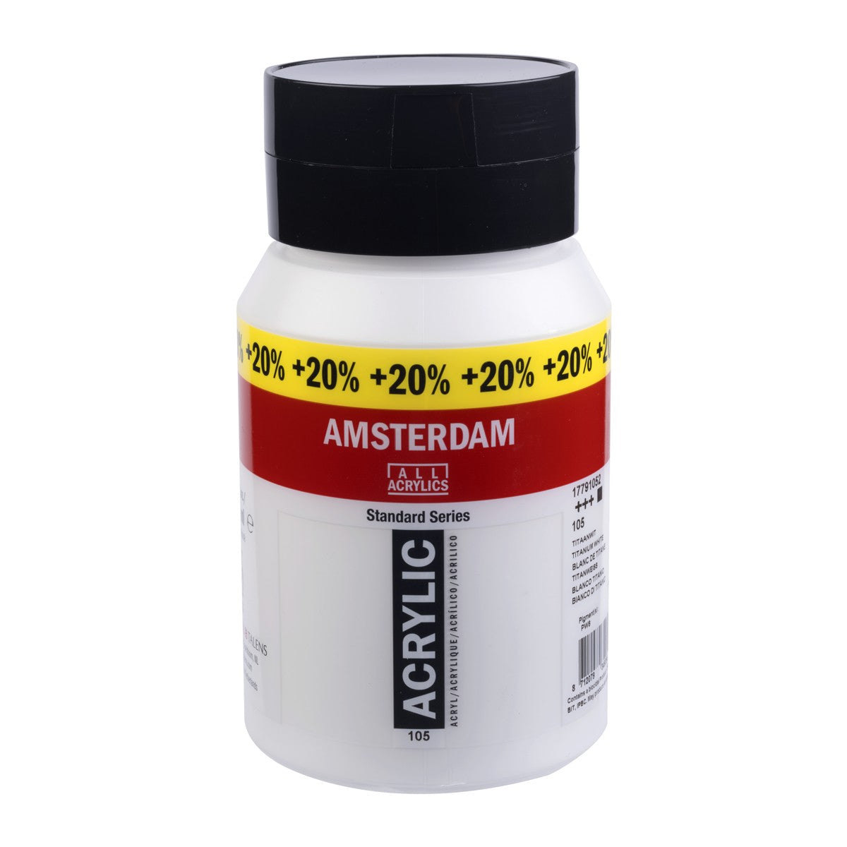 Amsterdam acrylverf - 600 ml - titaanwit 105