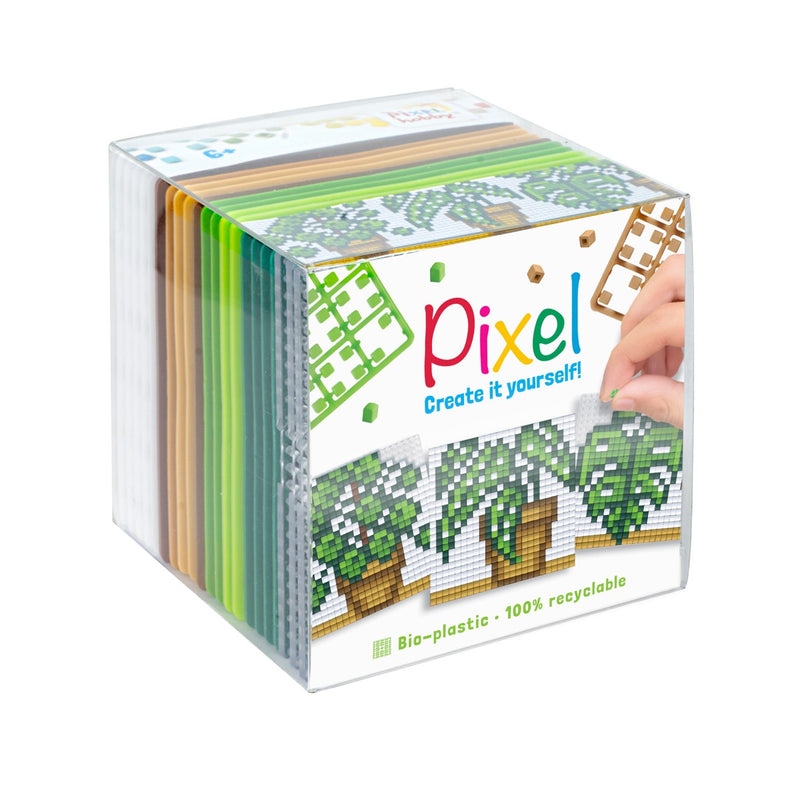 Pixelhobby kubus - 24-delig - botanisch
