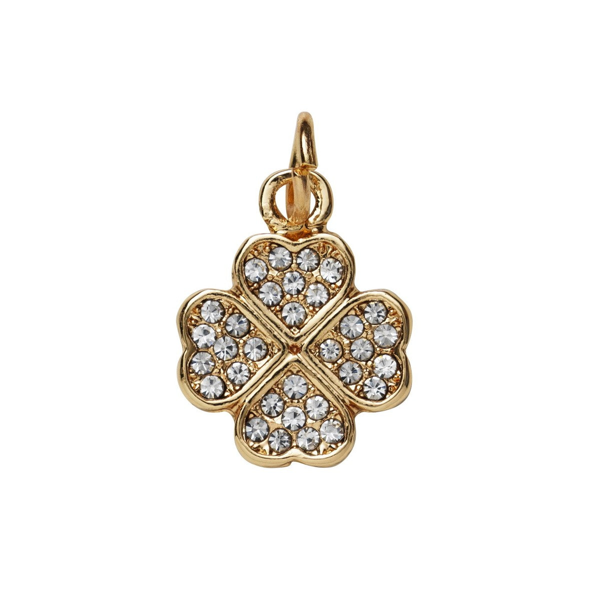 Charm Series hanger - klaver goudkleurig