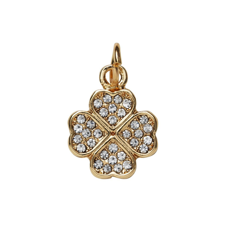 Charm Series hanger - klaver goudkleurig