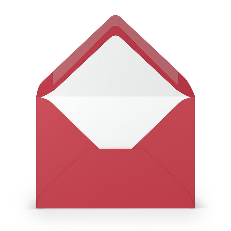 Enveloppen - C6 - 5 stuks - rood