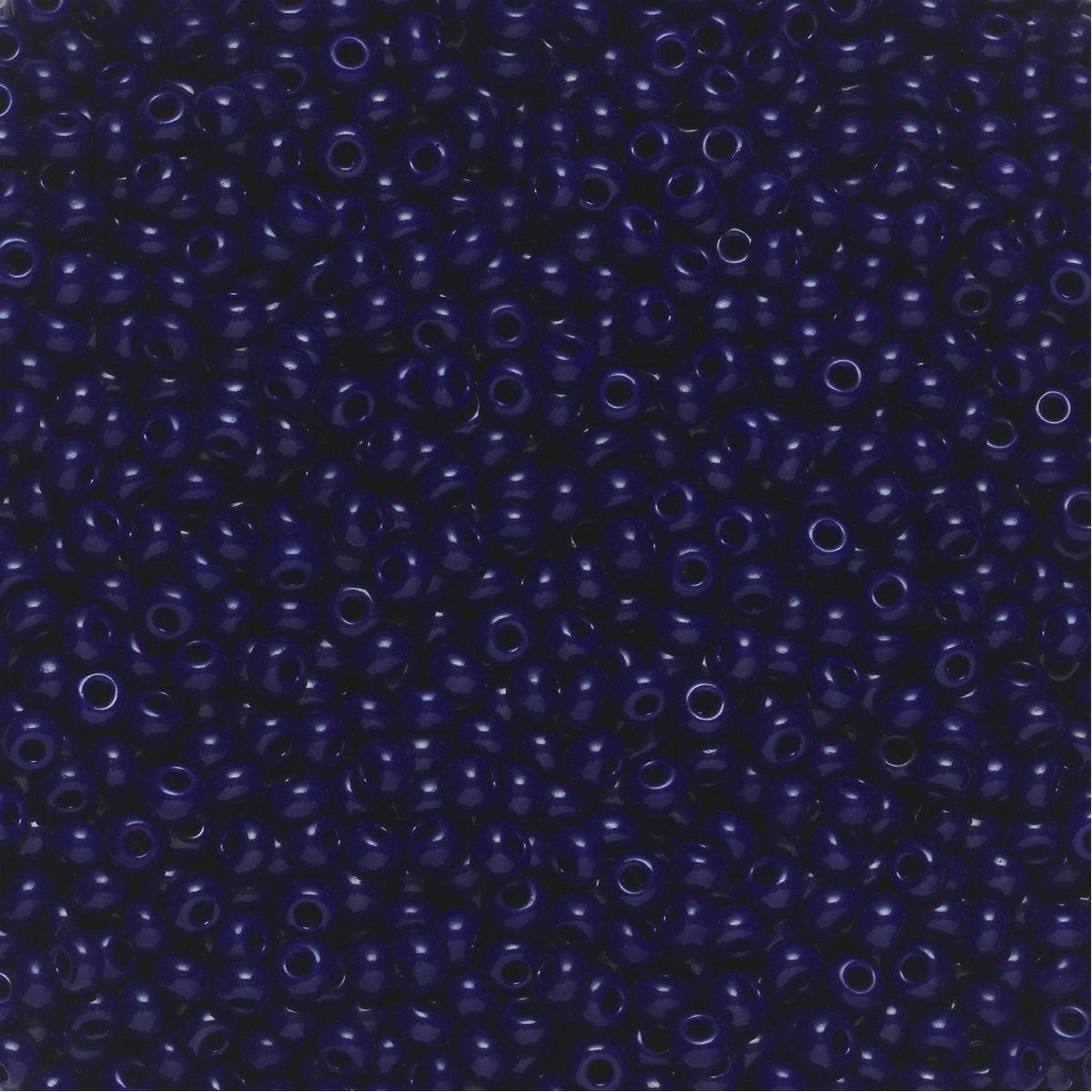 Rocailles 9/0 opaque - midden blauw
