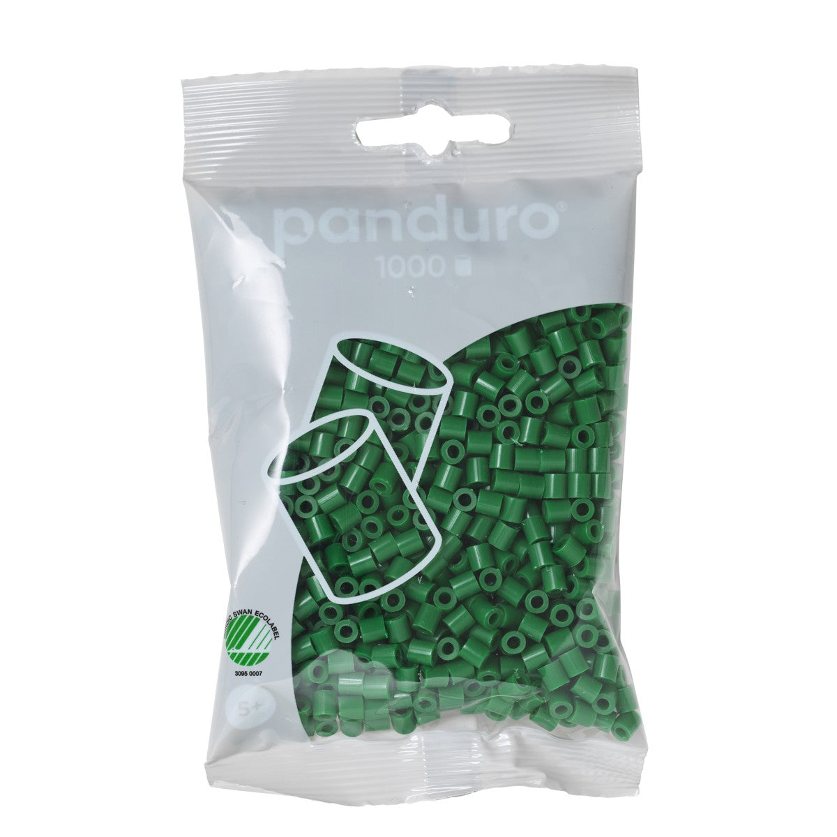 Panduro strijkkralen - 1000 stuks - 10 green