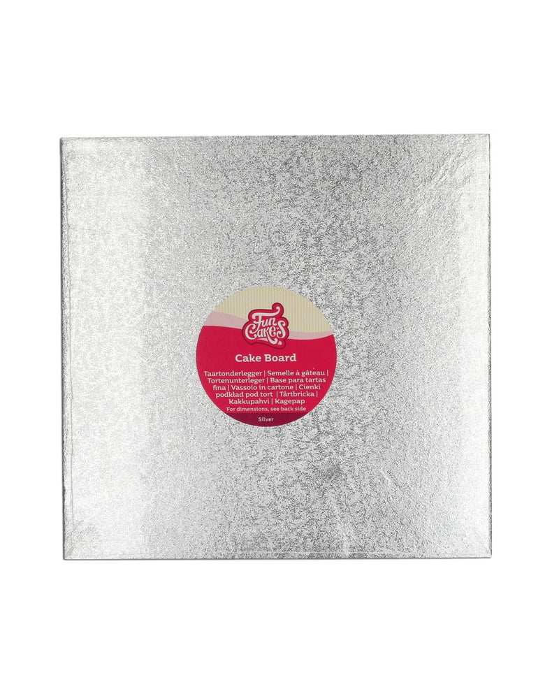 Cake board vierkant 4 mm 30 x 30 cm