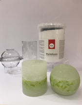 Kaarsen gietmal - bol - 8 cm