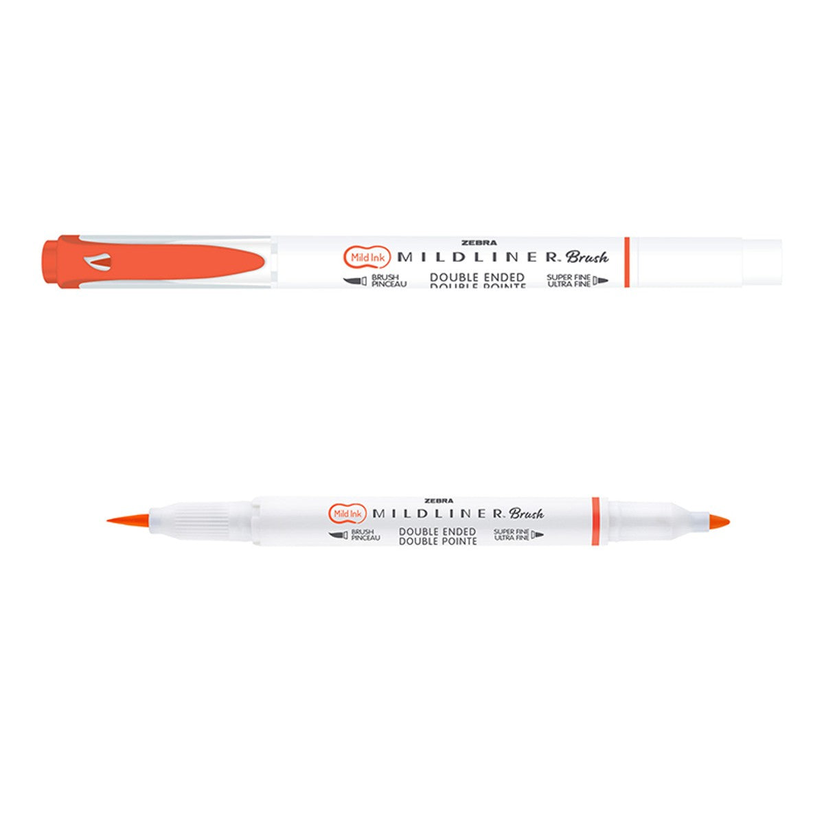 Zebra Brush Mildliner - highlighters - 10 stuks