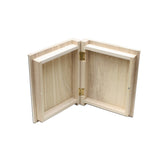 Houten boek - middel