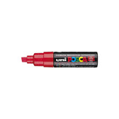 POSCA acrylmarker - beitelpunt PC-8K - 8 mm - rood