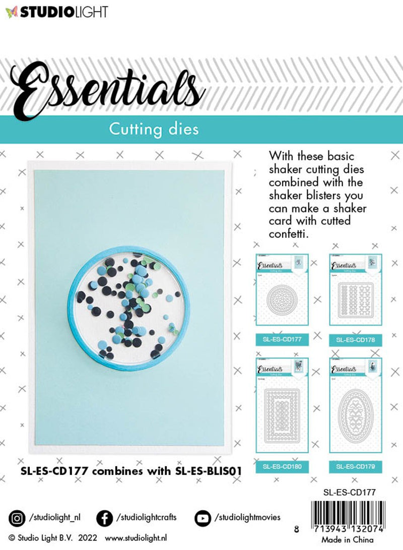SL Essentials - cutting die - #177 - (shaker) rond