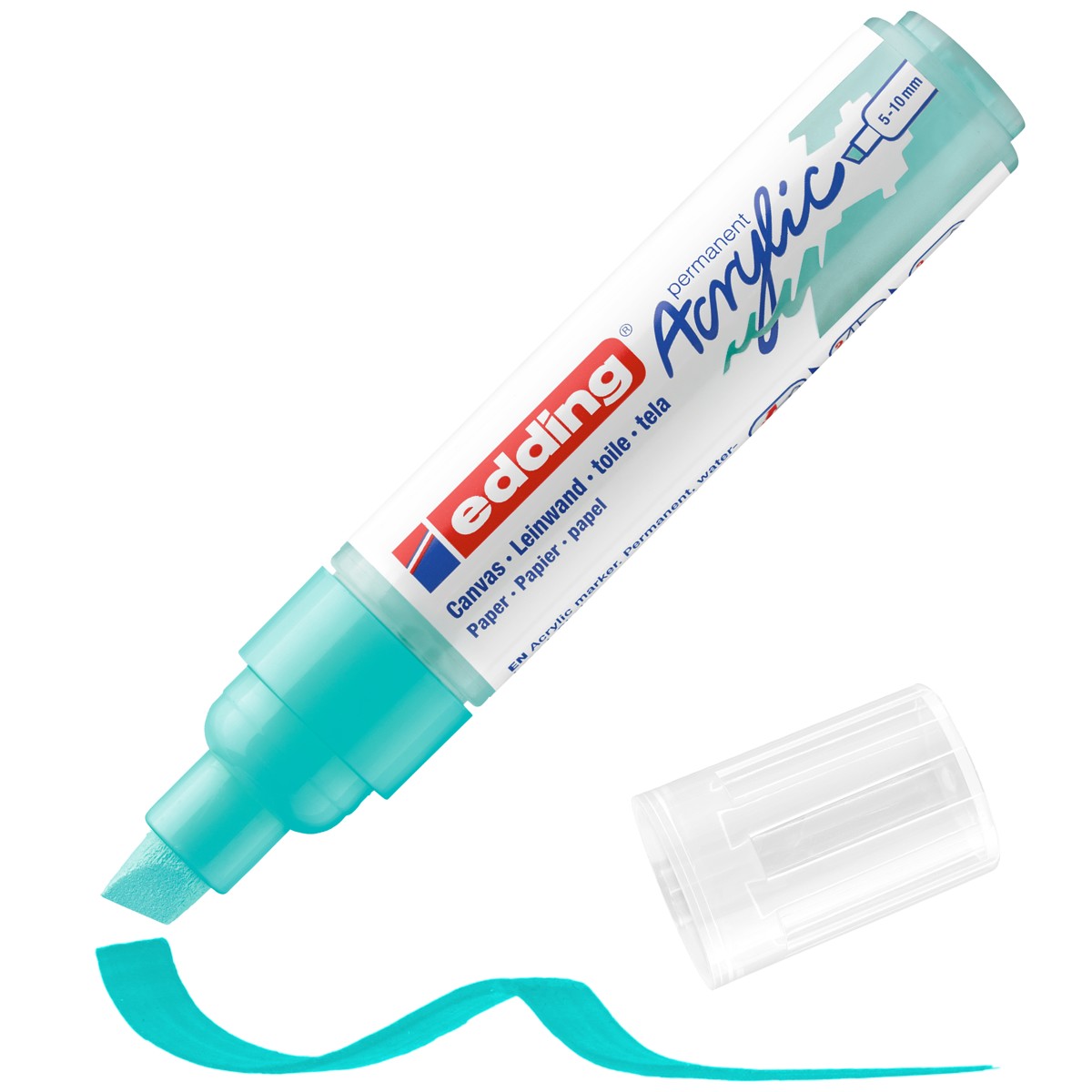 edding 5000 acrylic marker broad - 934 opulent turqoise