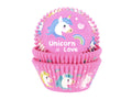 baking cups 50 stuks - unicorn