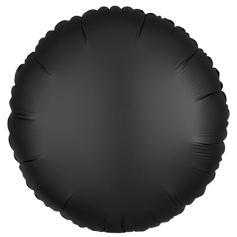 folie ballon 43 cm - zwart