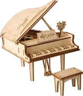 Robotime houten 3D puzzel - Piano