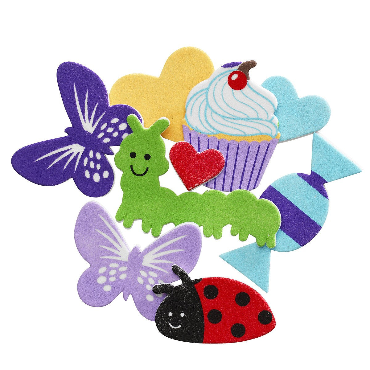 Funky foam stickers - schattige figuurtjes