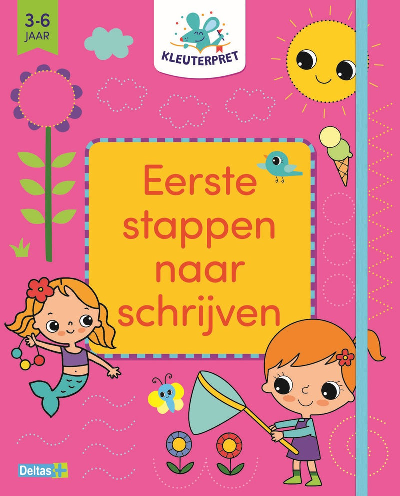 kleuterpret- eerste stappen naar schrijven (pink)