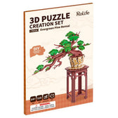 Robotime houten 3D puzzel - Evergreen Pine Bonsai