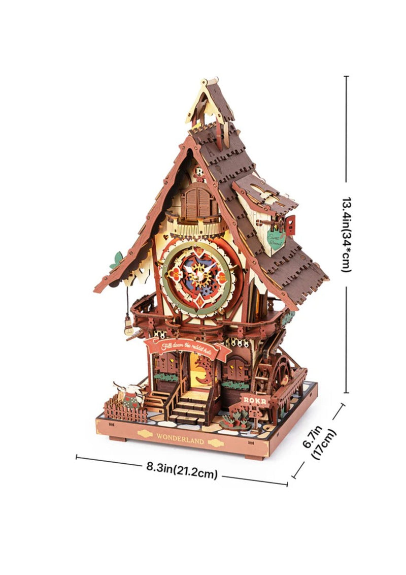 Robotime houten 3D puzzel - Cuckoo Clock