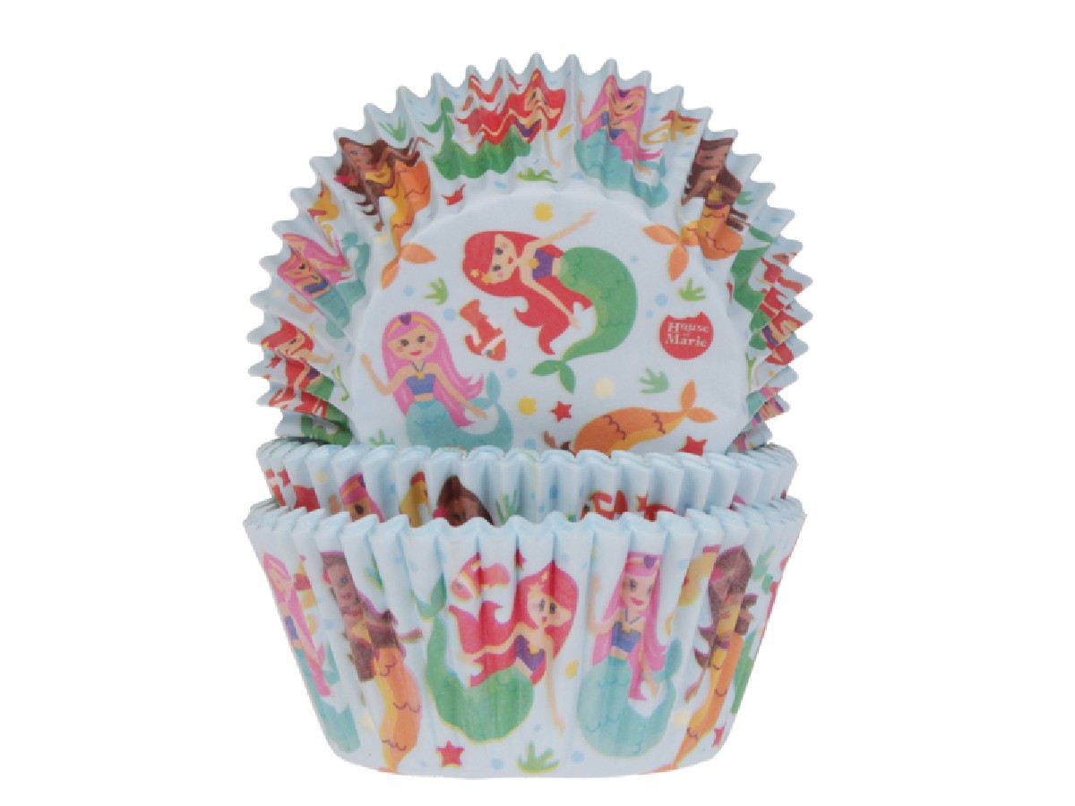 House of Marie - baking cups - zeemeermin