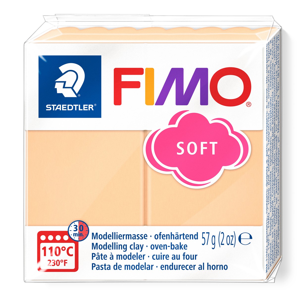 FIMO Soft - 57 gram - pastel peach