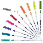 edding 4600 textile pen set - 10 stuks - fun