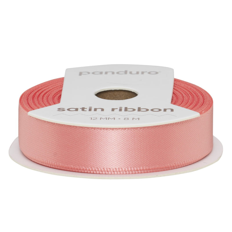 Satijnlint - 12 mm - koraalroze