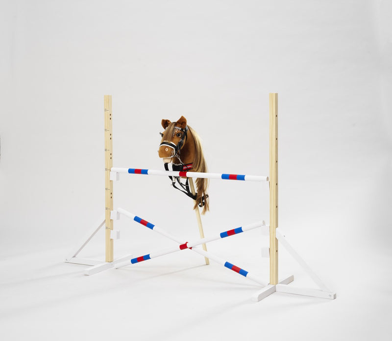 Hobby Horse - houten hindernis met steunberen