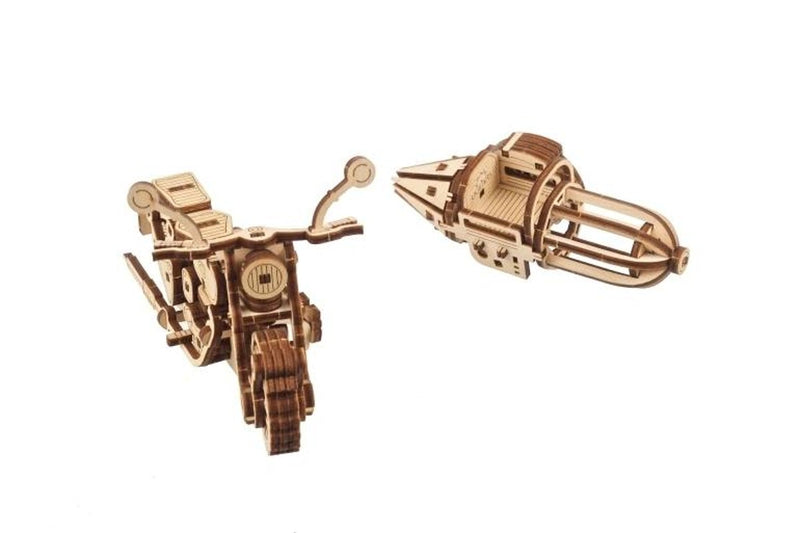 Ugears houten 3D puzzel - Hagrid's Flying Motorbike