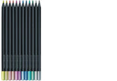 Faber-Castell Black Edition kleurpotloden - 12 stuks - metallic