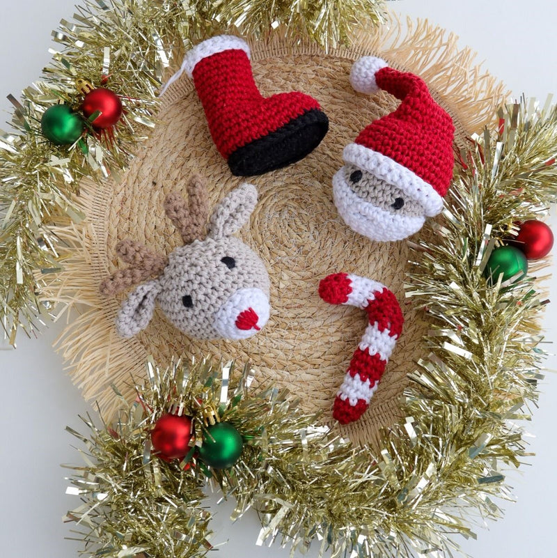 Hoooked DIY kit - Classic Christmas Ornaments