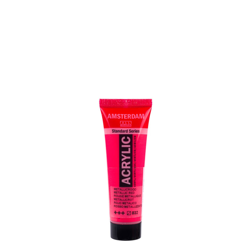 Amsterdam acrylverf - 20 ml - metallicrood 832