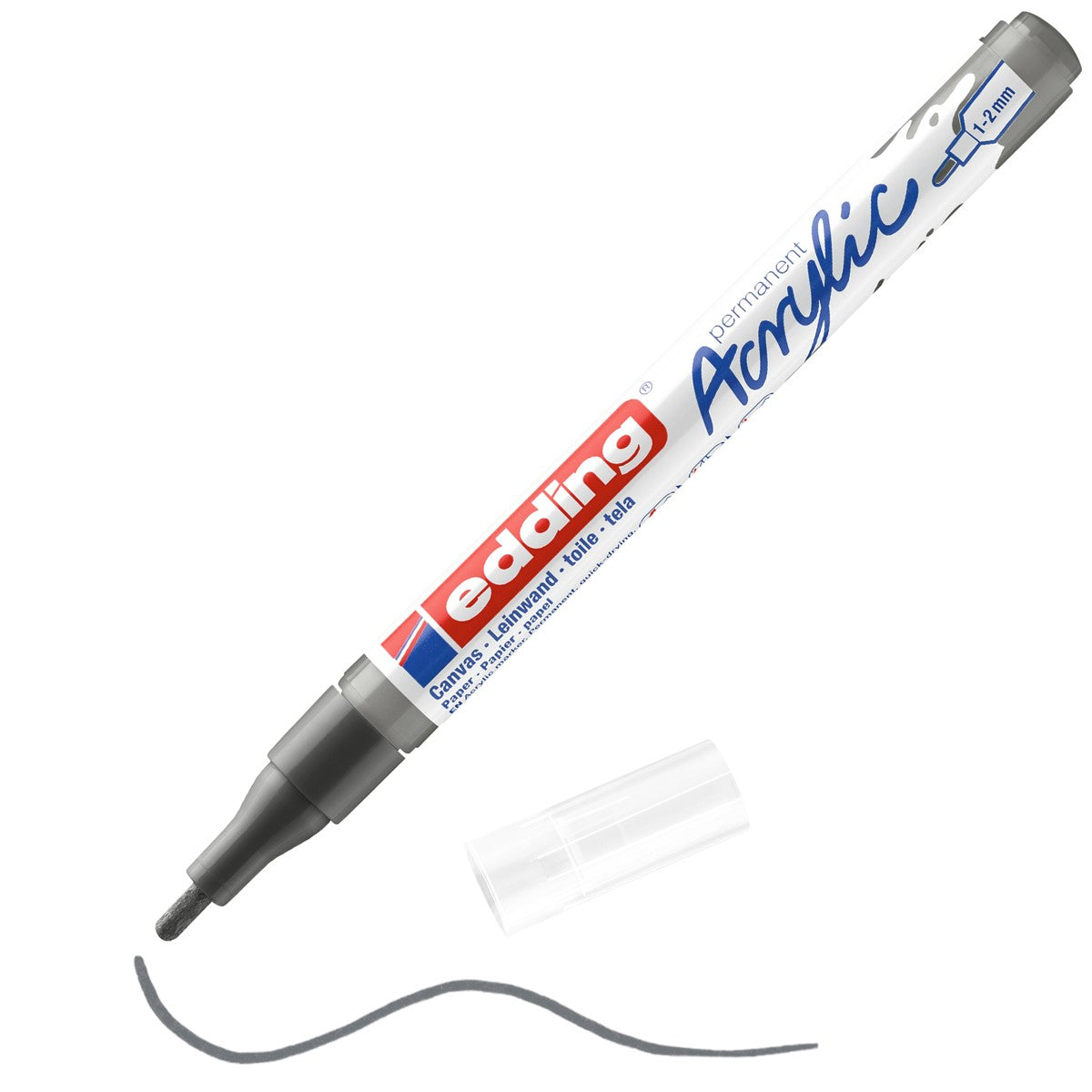 edding 5300 acrylic marker fine - 926 antraciet