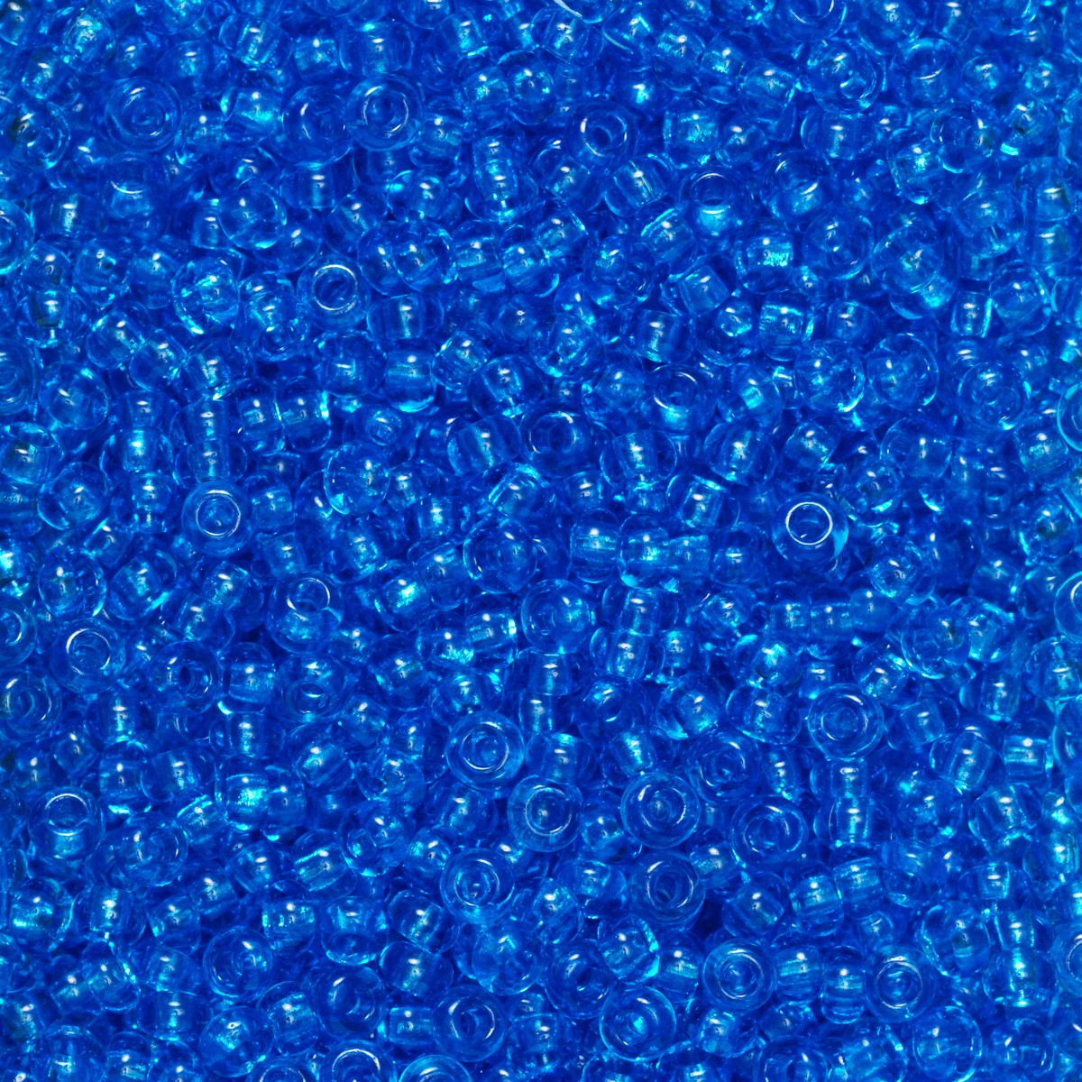 Rocailles - 9/0 - aquamarijn transparant