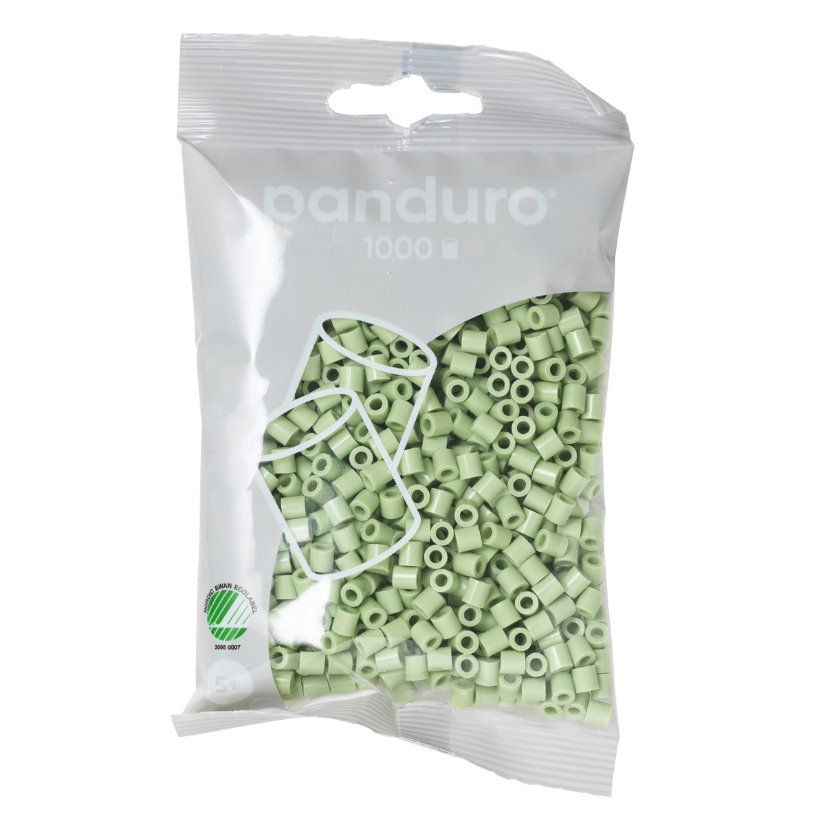 Panduro strijkkralen - 1000 stuks - 101 eucalyptus