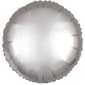 folie ballon 43 cm - zilver