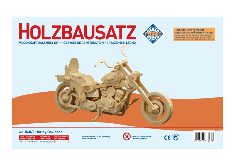 Houten bouwpakket - Harley Davidson