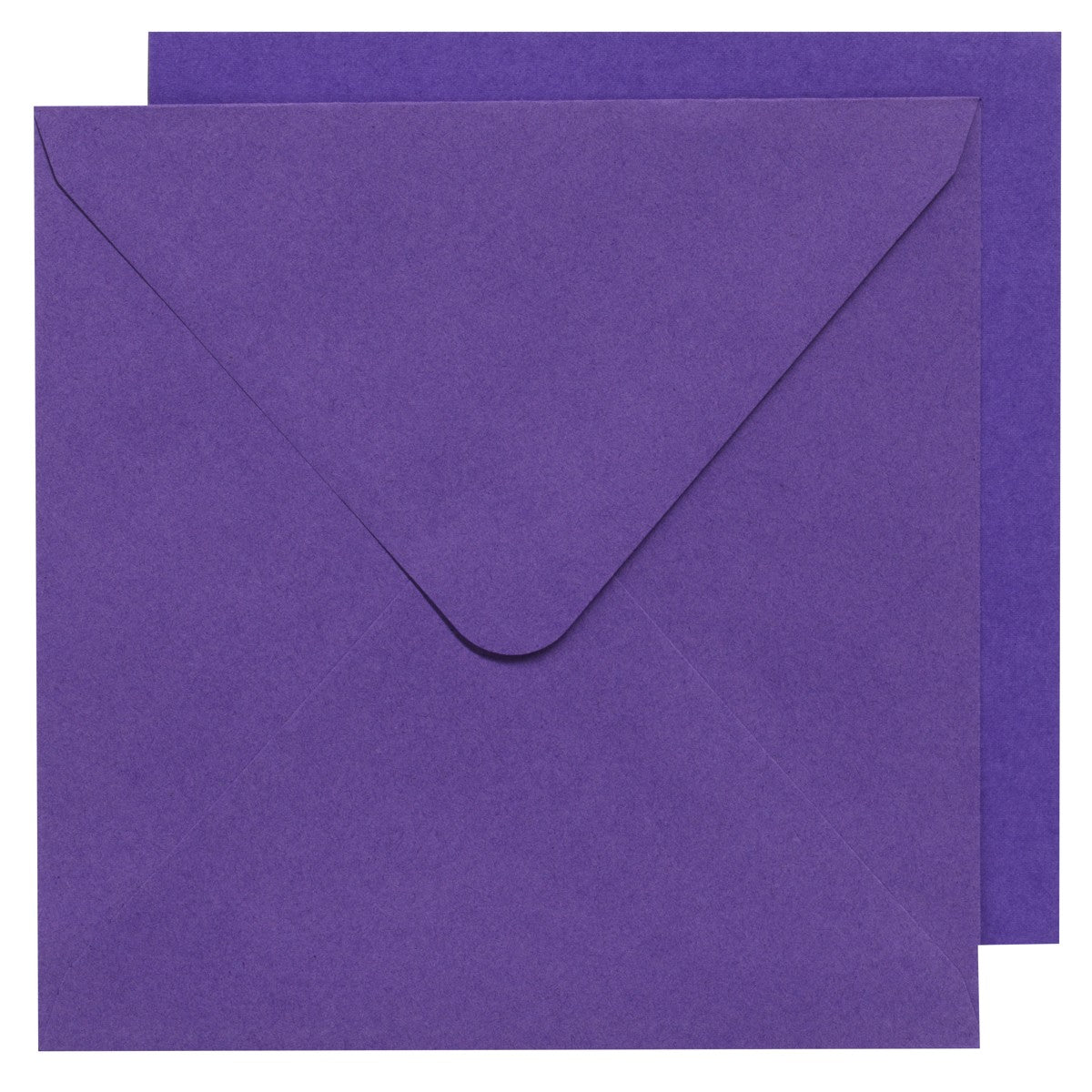kaartset basis 14x14 cm - 10 stuks paars