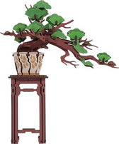 Robotime houten 3D puzzel - Evergreen Pine Bonsai