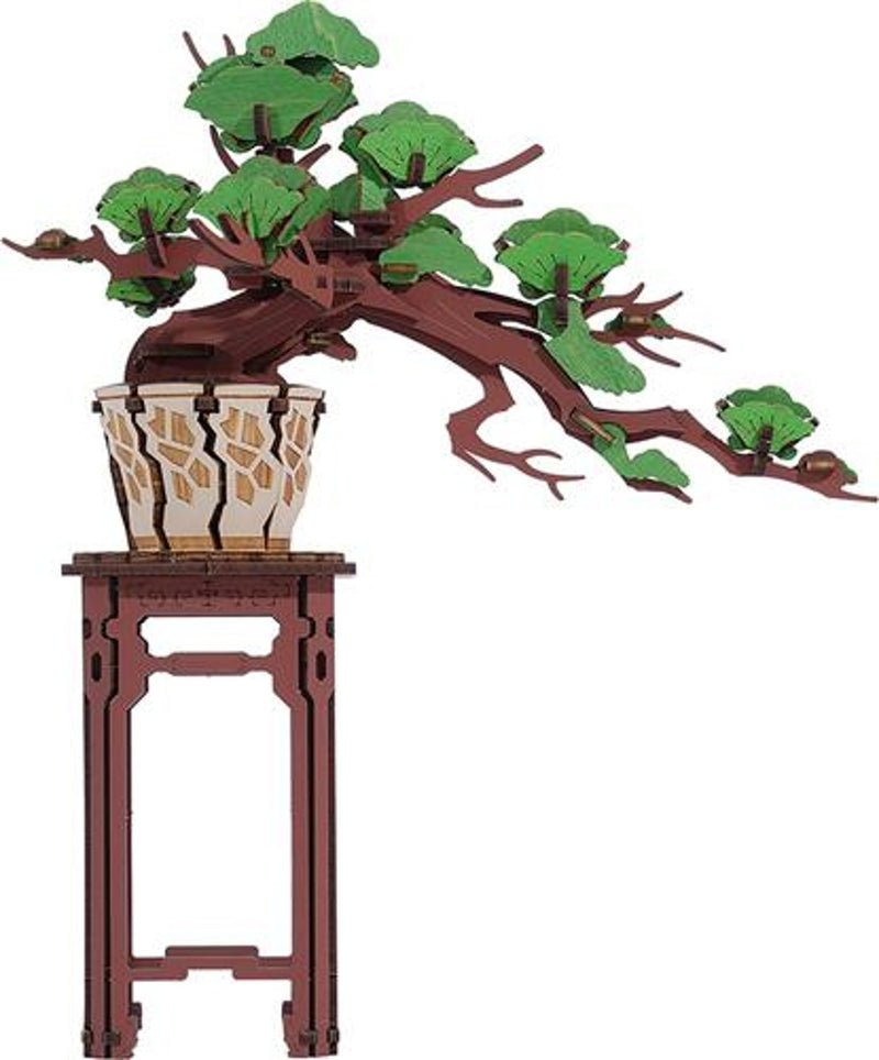 Robotime houten 3D puzzel - Evergreen Pine Bonsai