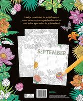 Kleurboek - Happy birthday! Kleurkalender tropical
