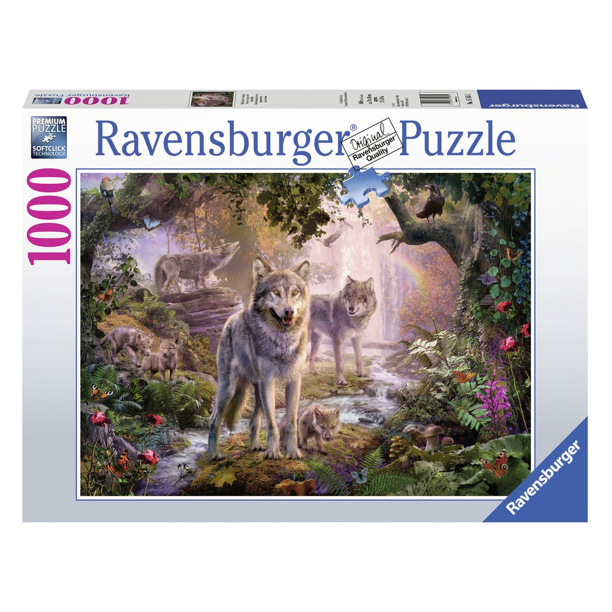 Ravensburger puzzel - 1000 stukjes - wolven