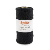 Katia Macramé Cord - zwart 119