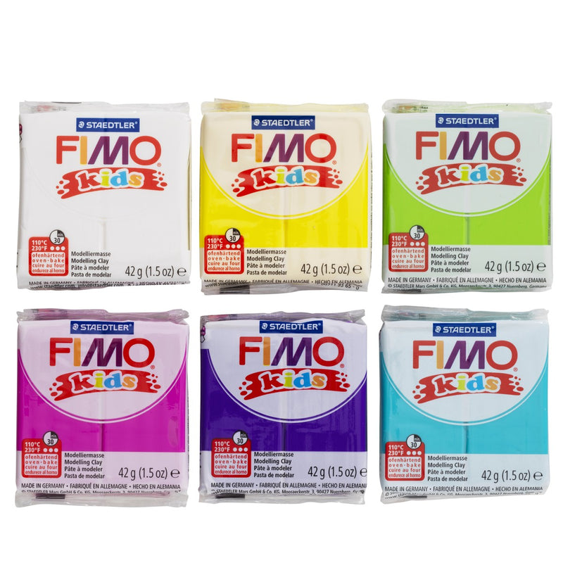 FIMO Kids set - 6 kleuren - fun