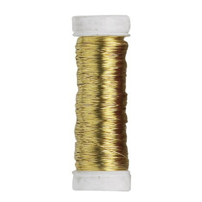 Wikkeldraad - 0,4 mm - 30 meter - goudkleurig