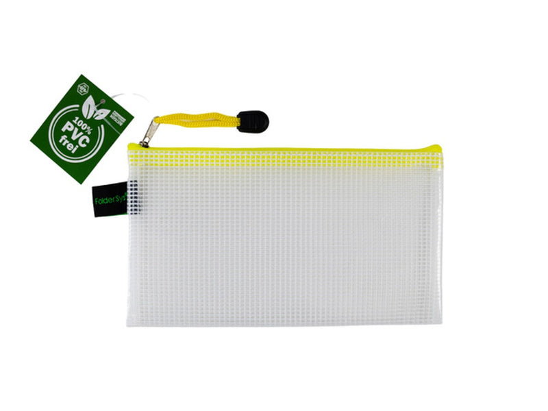 Ritszak Foldersys - 12 x 22 cm - neon geel