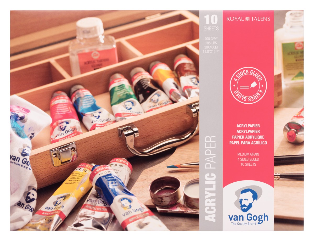 van Gogh blok acrylpapier - 30x40 cm - 400 grams