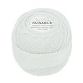 Durable borduur-/haakkatoen - 20 gram - wit