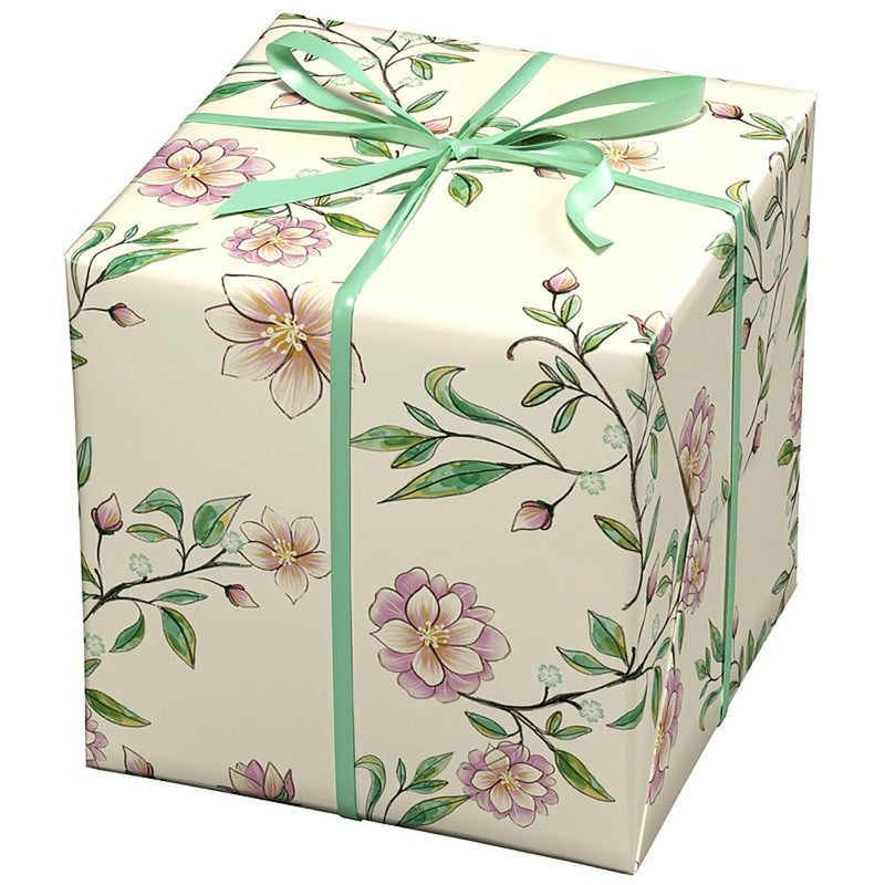 Cadeaupapier - 10 meter - bloemenromantiek