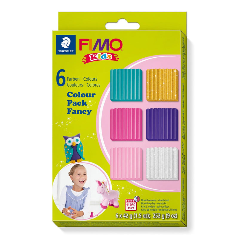 FIMO Kids set - 6 kleuren - shiny pink